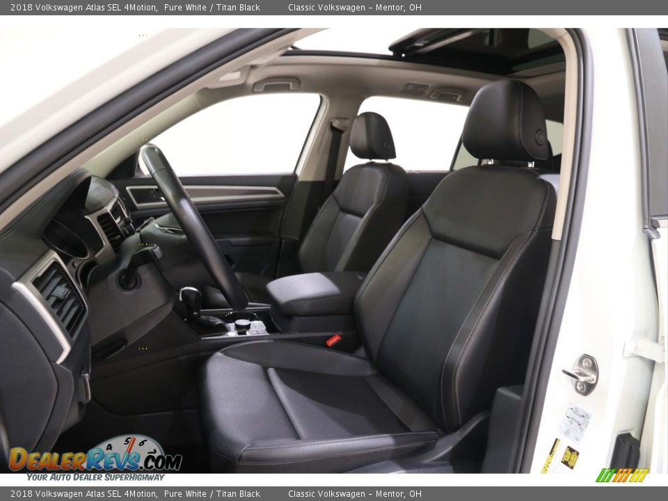 2018 Volkswagen Atlas SEL 4Motion Pure White / Titan Black Photo #5