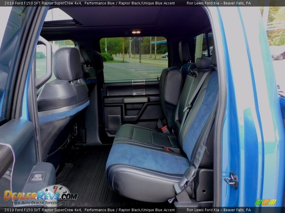 Rear Seat of 2019 Ford F150 SVT Raptor SuperCrew 4x4 Photo #13
