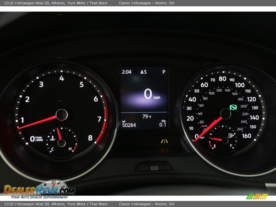 2018 Volkswagen Atlas SEL 4Motion Pure White / Titan Black Photo #8