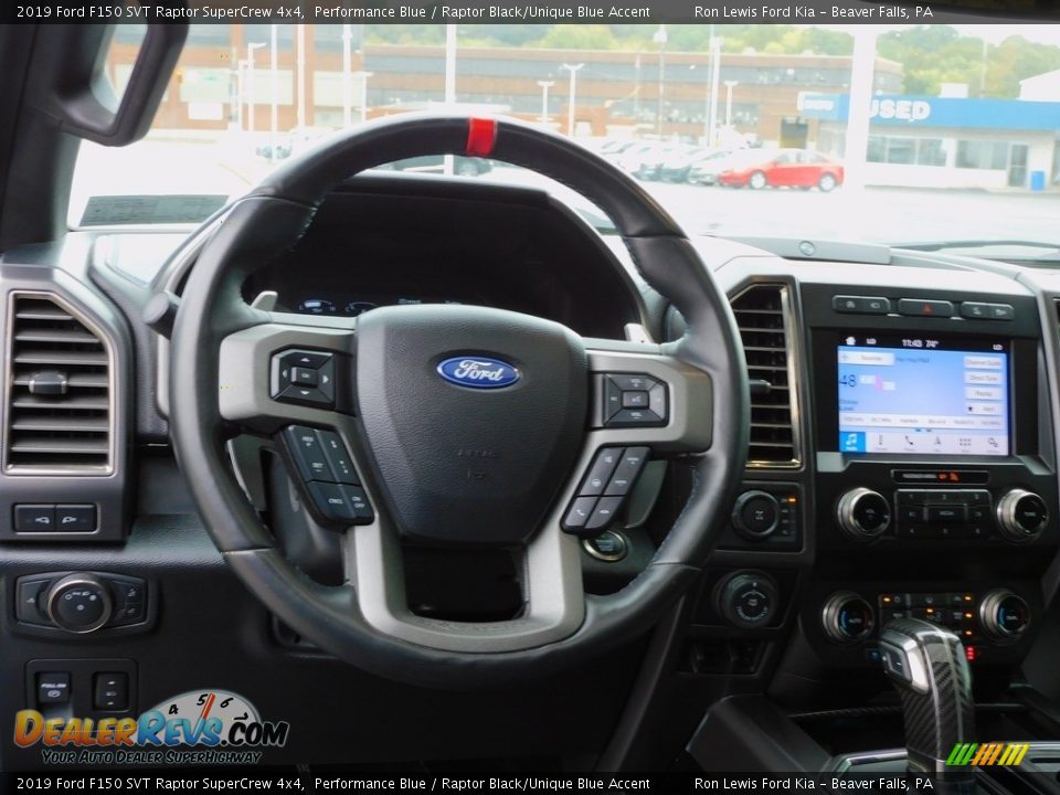 2019 Ford F150 SVT Raptor SuperCrew 4x4 Performance Blue / Raptor Black/Unique Blue Accent Photo #14