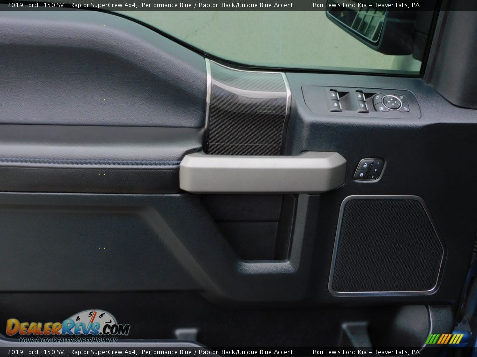 2019 Ford F150 SVT Raptor SuperCrew 4x4 Performance Blue / Raptor Black/Unique Blue Accent Photo #15