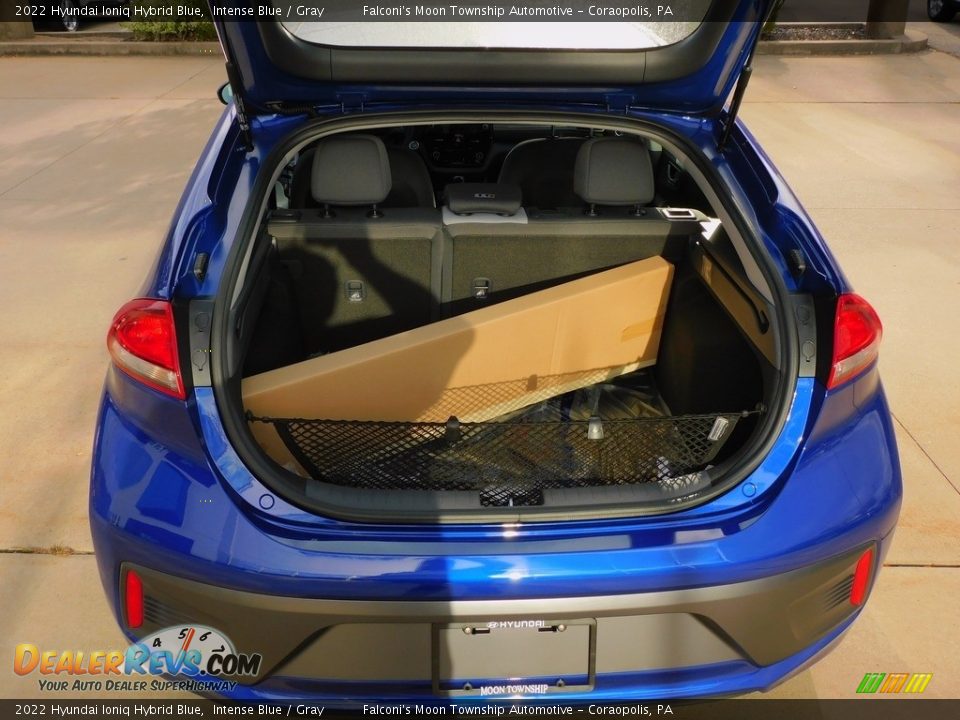 2022 Hyundai Ioniq Hybrid Blue Trunk Photo #4