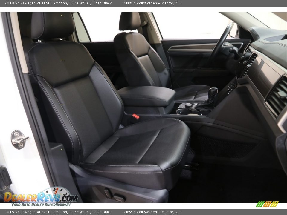 2018 Volkswagen Atlas SEL 4Motion Pure White / Titan Black Photo #13