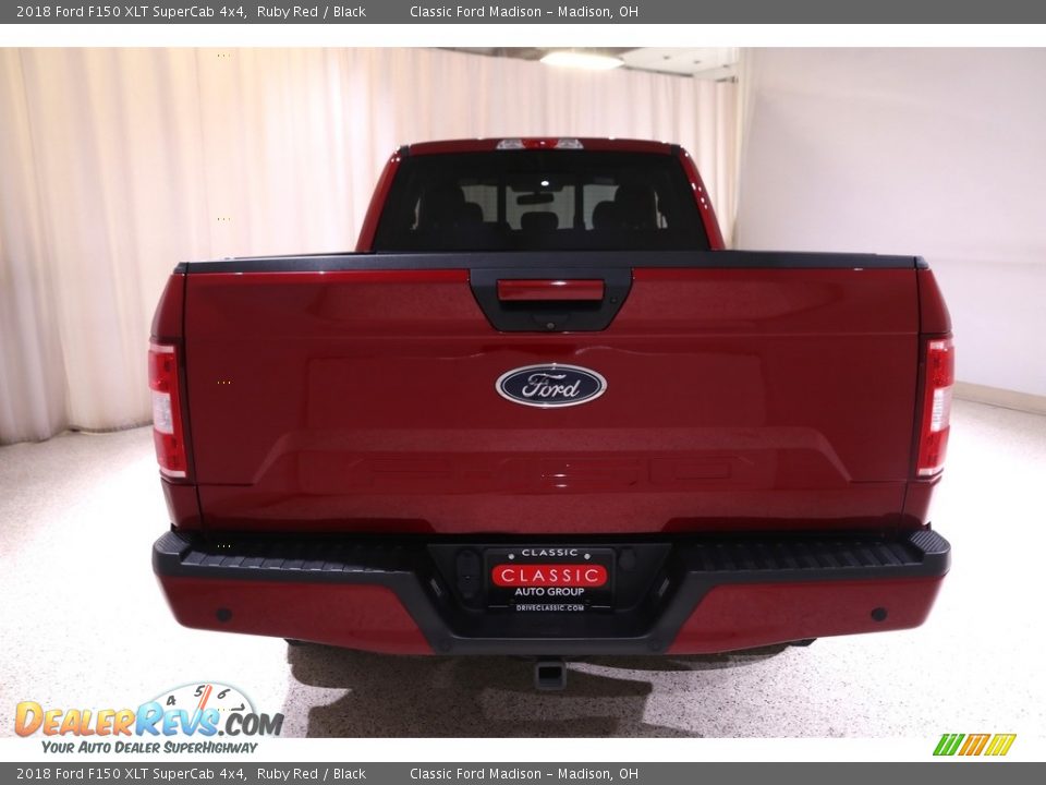 2018 Ford F150 XLT SuperCab 4x4 Ruby Red / Black Photo #19