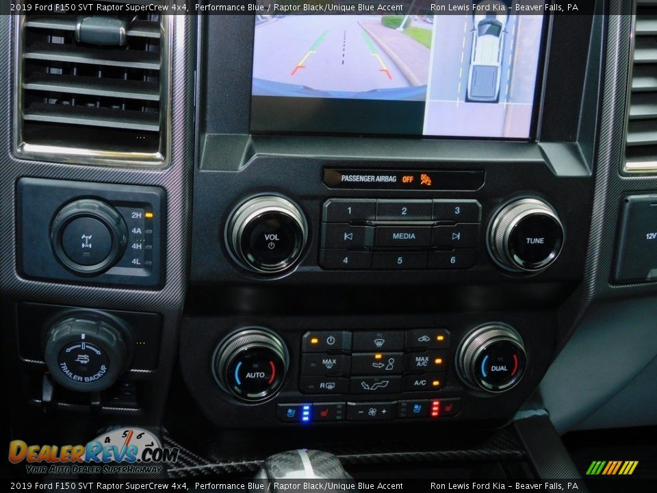 2019 Ford F150 SVT Raptor SuperCrew 4x4 Performance Blue / Raptor Black/Unique Blue Accent Photo #19