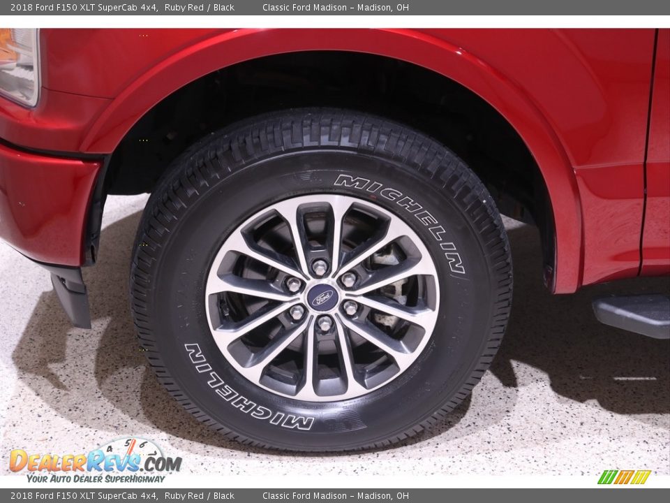 2018 Ford F150 XLT SuperCab 4x4 Ruby Red / Black Photo #21