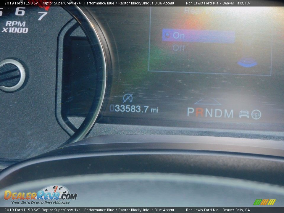 2019 Ford F150 SVT Raptor SuperCrew 4x4 Performance Blue / Raptor Black/Unique Blue Accent Photo #22