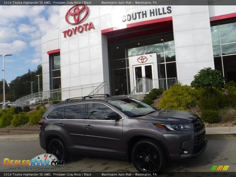 2019 Toyota Highlander SE AWD Predawn Gray Mica / Black Photo #2