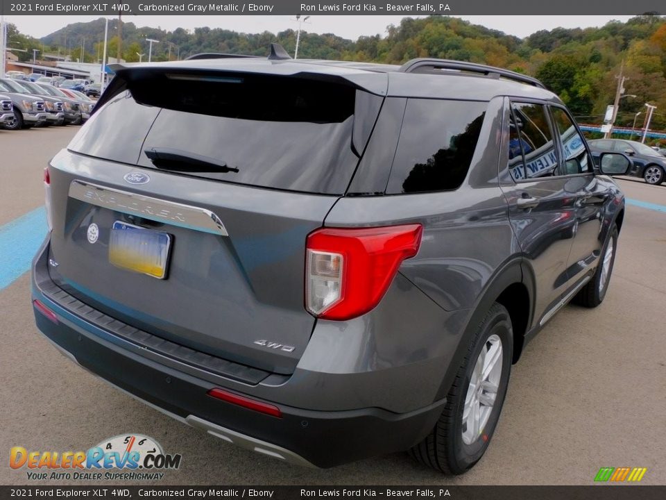 2021 Ford Explorer XLT 4WD Carbonized Gray Metallic / Ebony Photo #2