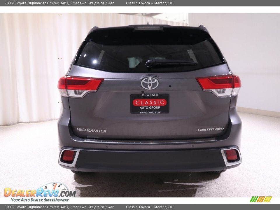 2019 Toyota Highlander Limited AWD Predawn Gray Mica / Ash Photo #20