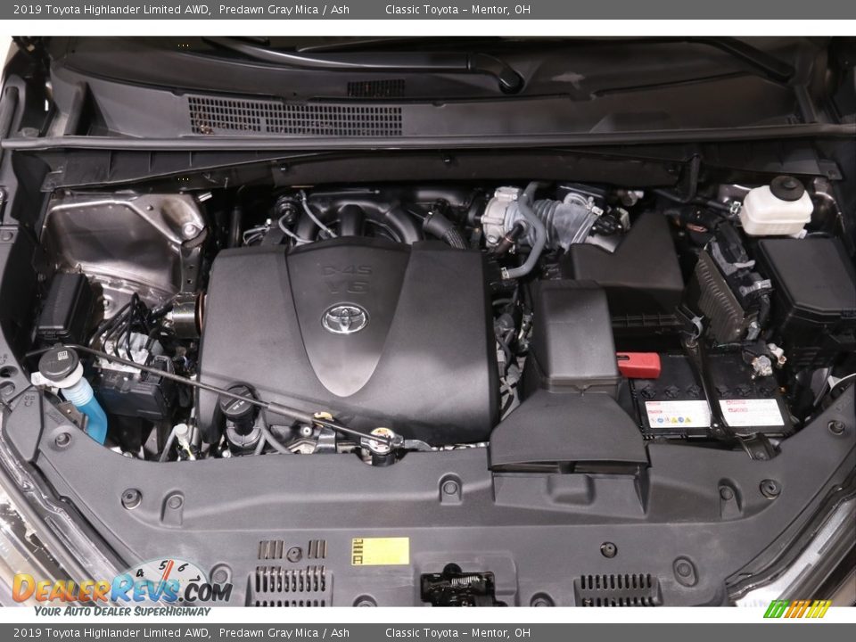 2019 Toyota Highlander Limited AWD Predawn Gray Mica / Ash Photo #21
