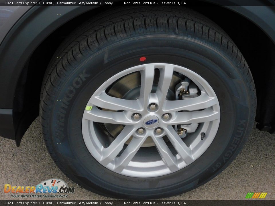 2021 Ford Explorer XLT 4WD Carbonized Gray Metallic / Ebony Photo #10