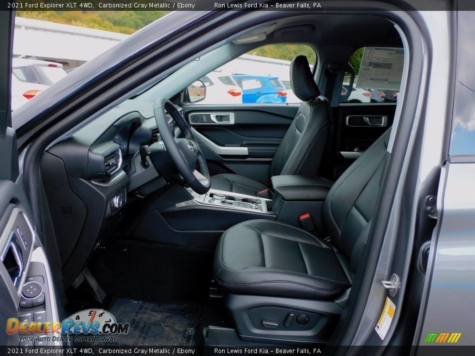2021 Ford Explorer XLT 4WD Carbonized Gray Metallic / Ebony Photo #11
