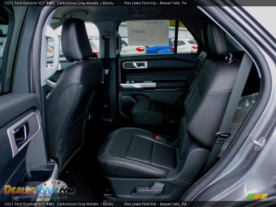2021 Ford Explorer XLT 4WD Carbonized Gray Metallic / Ebony Photo #12