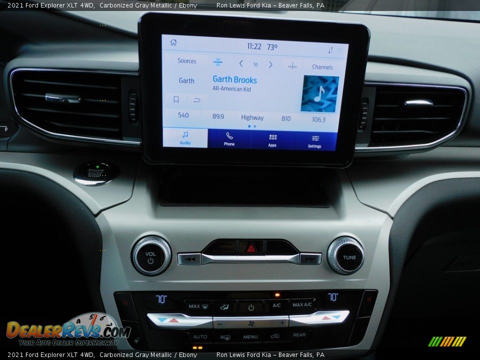 2021 Ford Explorer XLT 4WD Carbonized Gray Metallic / Ebony Photo #16