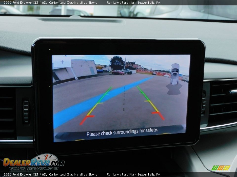 2021 Ford Explorer XLT 4WD Carbonized Gray Metallic / Ebony Photo #17