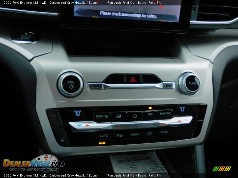2021 Ford Explorer XLT 4WD Carbonized Gray Metallic / Ebony Photo #18