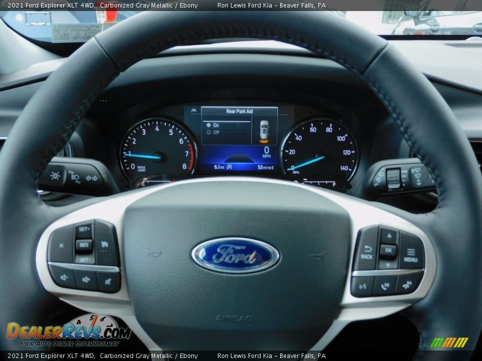 2021 Ford Explorer XLT 4WD Carbonized Gray Metallic / Ebony Photo #19