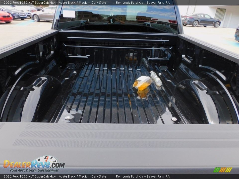 2021 Ford F150 XLT SuperCab 4x4 Agate Black / Medium Dark Slate Photo #4