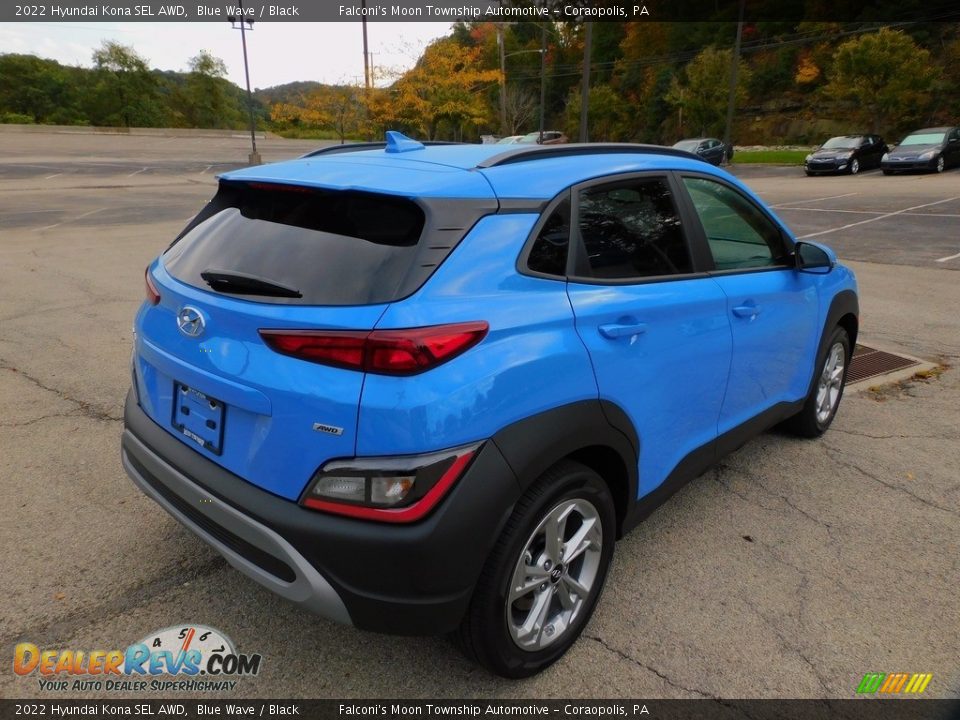 2022 Hyundai Kona SEL AWD Blue Wave / Black Photo #2