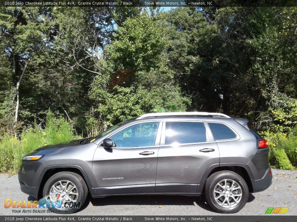 2018 Jeep Cherokee Latitude Plus 4x4 Granite Crystal Metallic / Black Photo #1