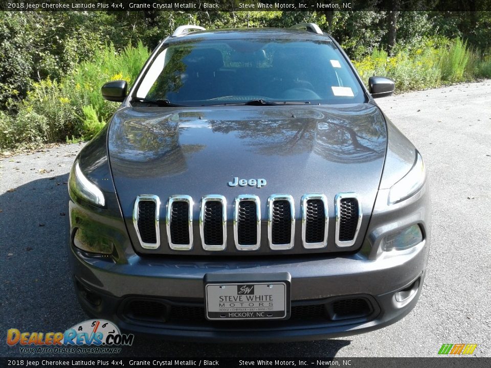 2018 Jeep Cherokee Latitude Plus 4x4 Granite Crystal Metallic / Black Photo #4