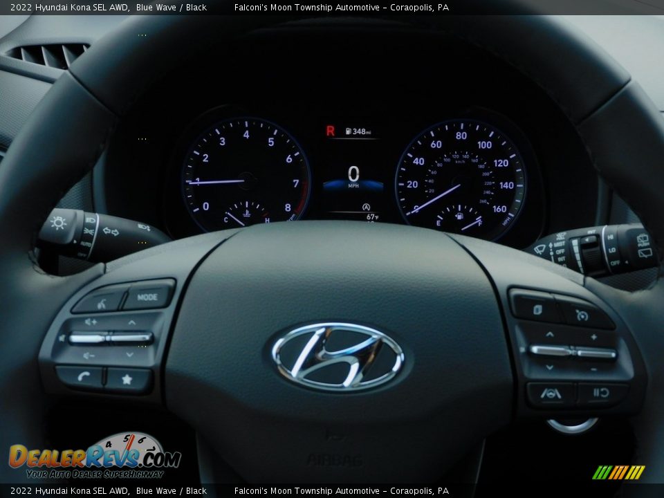 2022 Hyundai Kona SEL AWD Steering Wheel Photo #19