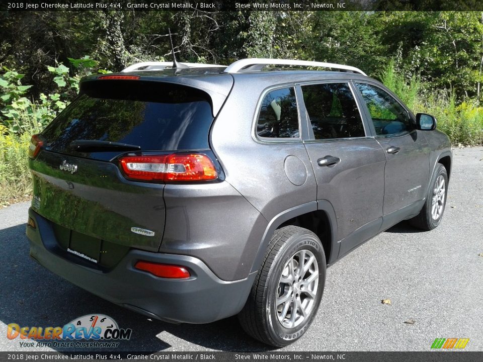 2018 Jeep Cherokee Latitude Plus 4x4 Granite Crystal Metallic / Black Photo #7