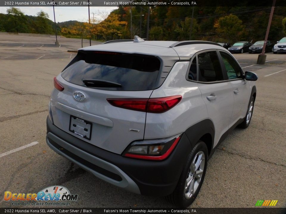 2022 Hyundai Kona SEL AWD Cyber Silver / Black Photo #2