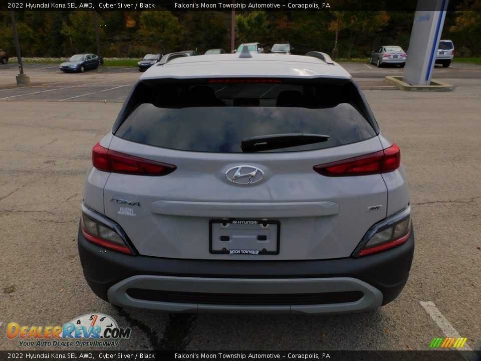 2022 Hyundai Kona SEL AWD Cyber Silver / Black Photo #3