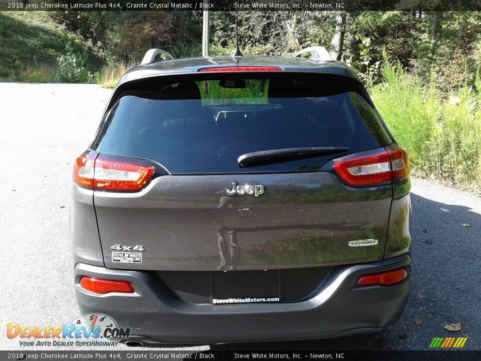 2018 Jeep Cherokee Latitude Plus 4x4 Granite Crystal Metallic / Black Photo #8