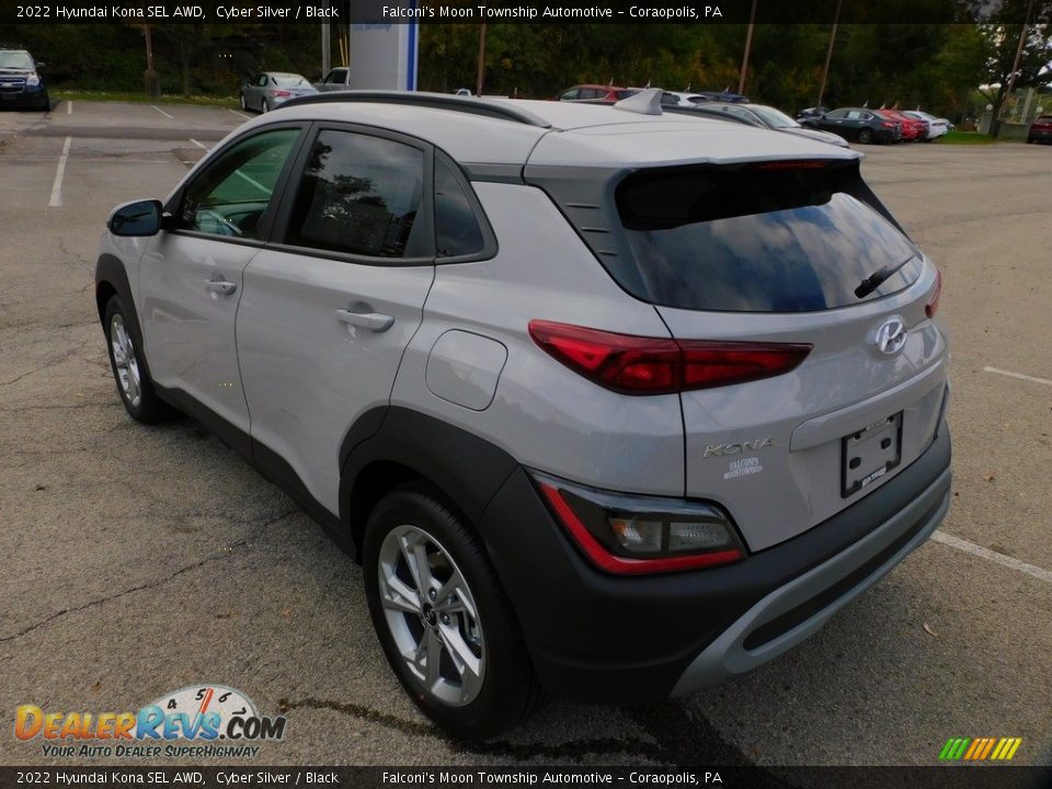 2022 Hyundai Kona SEL AWD Cyber Silver / Black Photo #5