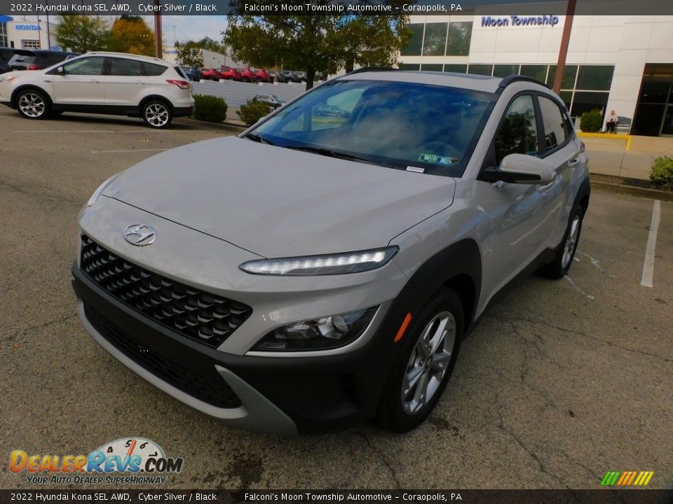 2022 Hyundai Kona SEL AWD Cyber Silver / Black Photo #7