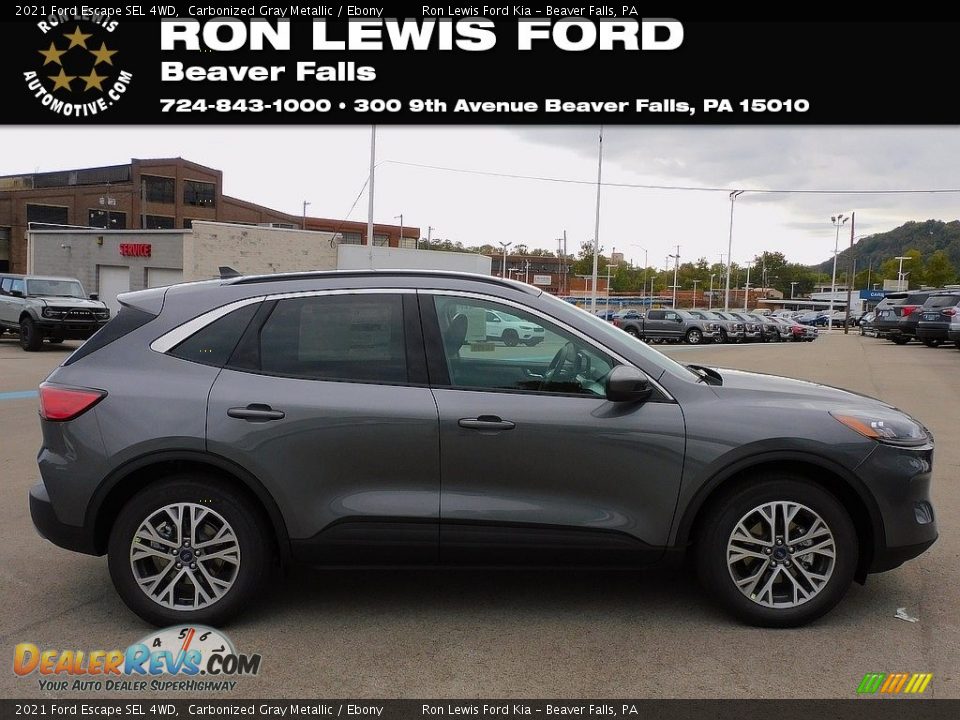 2021 Ford Escape SEL 4WD Carbonized Gray Metallic / Ebony Photo #1