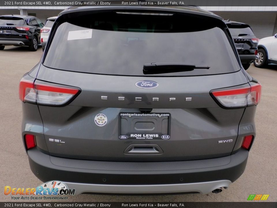 2021 Ford Escape SEL 4WD Carbonized Gray Metallic / Ebony Photo #3