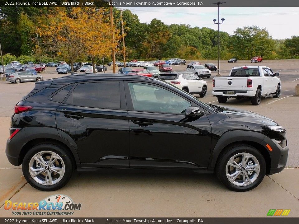 2022 Hyundai Kona SEL AWD Ultra Black / Black Photo #1