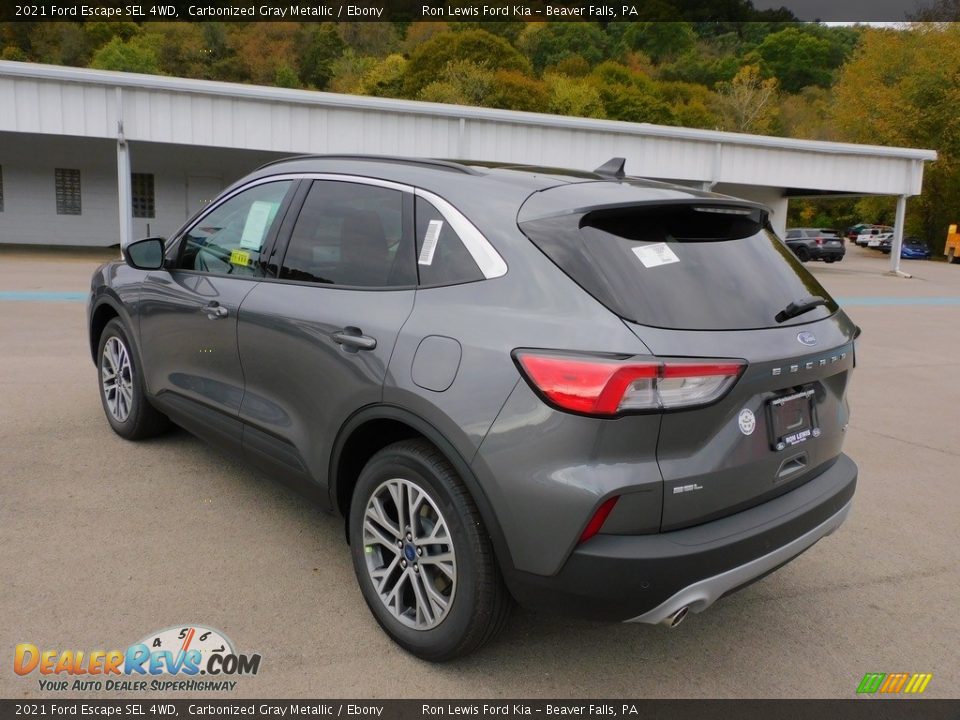 2021 Ford Escape SEL 4WD Carbonized Gray Metallic / Ebony Photo #5