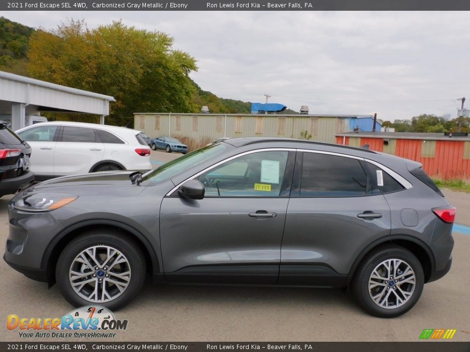 2021 Ford Escape SEL 4WD Carbonized Gray Metallic / Ebony Photo #6