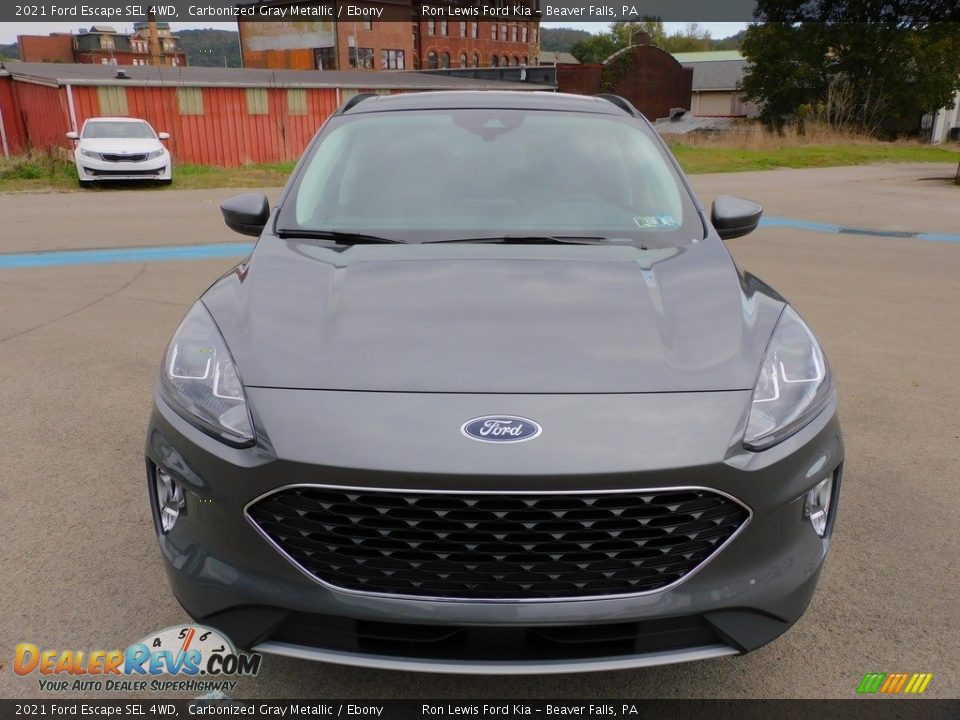 2021 Ford Escape SEL 4WD Carbonized Gray Metallic / Ebony Photo #8