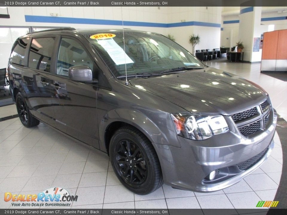 2019 Dodge Grand Caravan GT Granite Pearl / Black Photo #3