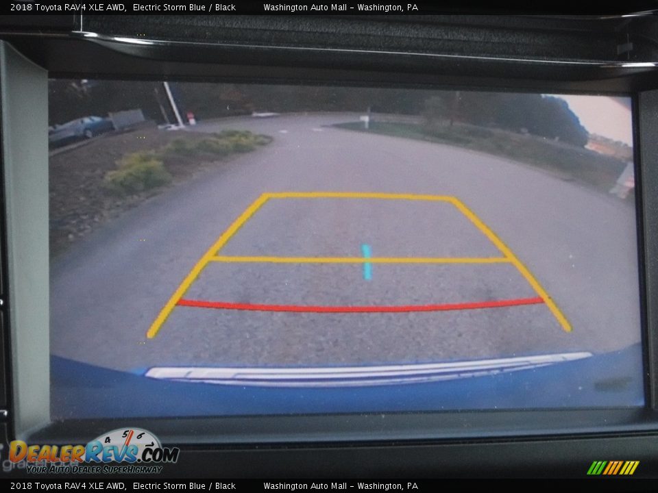 2018 Toyota RAV4 XLE AWD Electric Storm Blue / Black Photo #6
