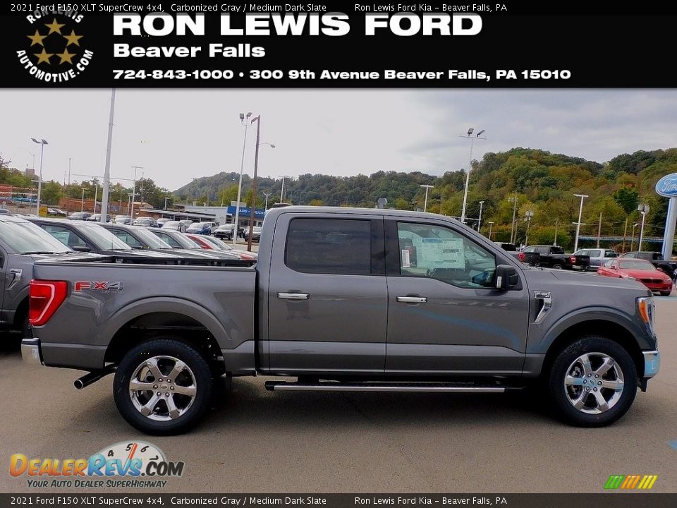 2021 Ford F150 XLT SuperCrew 4x4 Carbonized Gray / Medium Dark Slate Photo #1