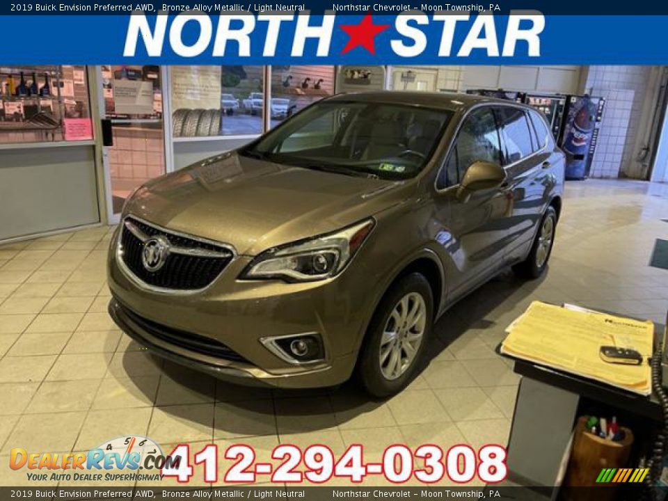 2019 Buick Envision Preferred AWD Bronze Alloy Metallic / Light Neutral Photo #1