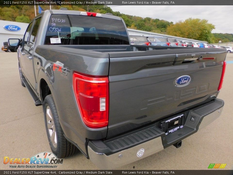 2021 Ford F150 XLT SuperCrew 4x4 Carbonized Gray / Medium Dark Slate Photo #5