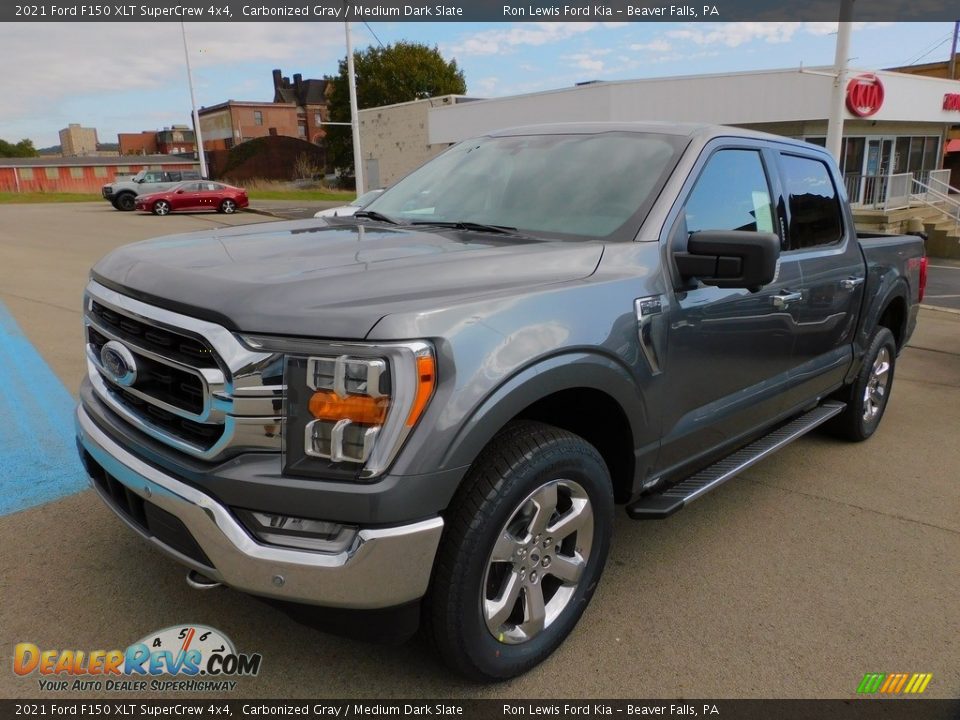 2021 Ford F150 XLT SuperCrew 4x4 Carbonized Gray / Medium Dark Slate Photo #7