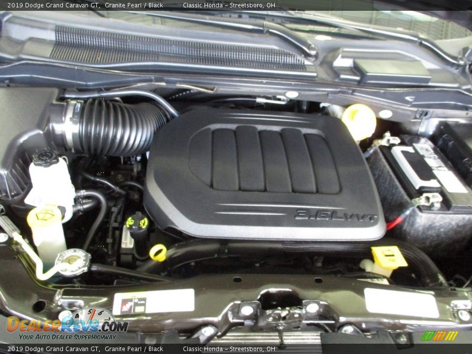 2019 Dodge Grand Caravan GT Granite Pearl / Black Photo #13