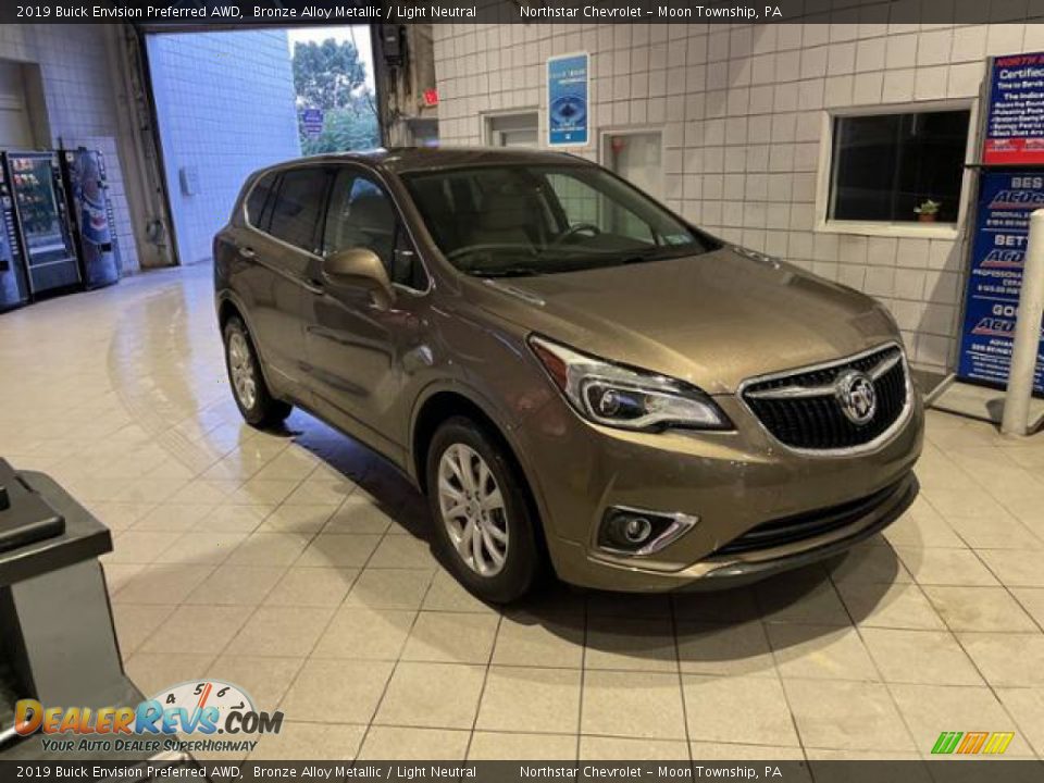 2019 Buick Envision Preferred AWD Bronze Alloy Metallic / Light Neutral Photo #7