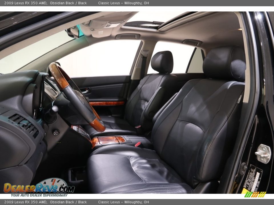 2009 Lexus RX 350 AWD Obsidian Black / Black Photo #5