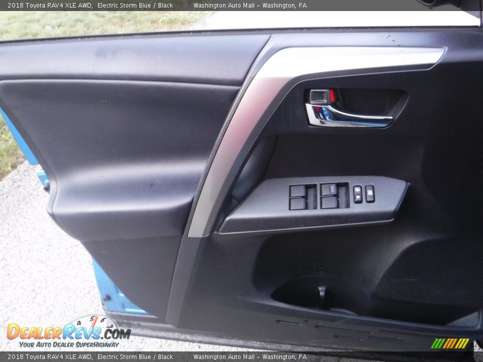 2018 Toyota RAV4 XLE AWD Electric Storm Blue / Black Photo #20