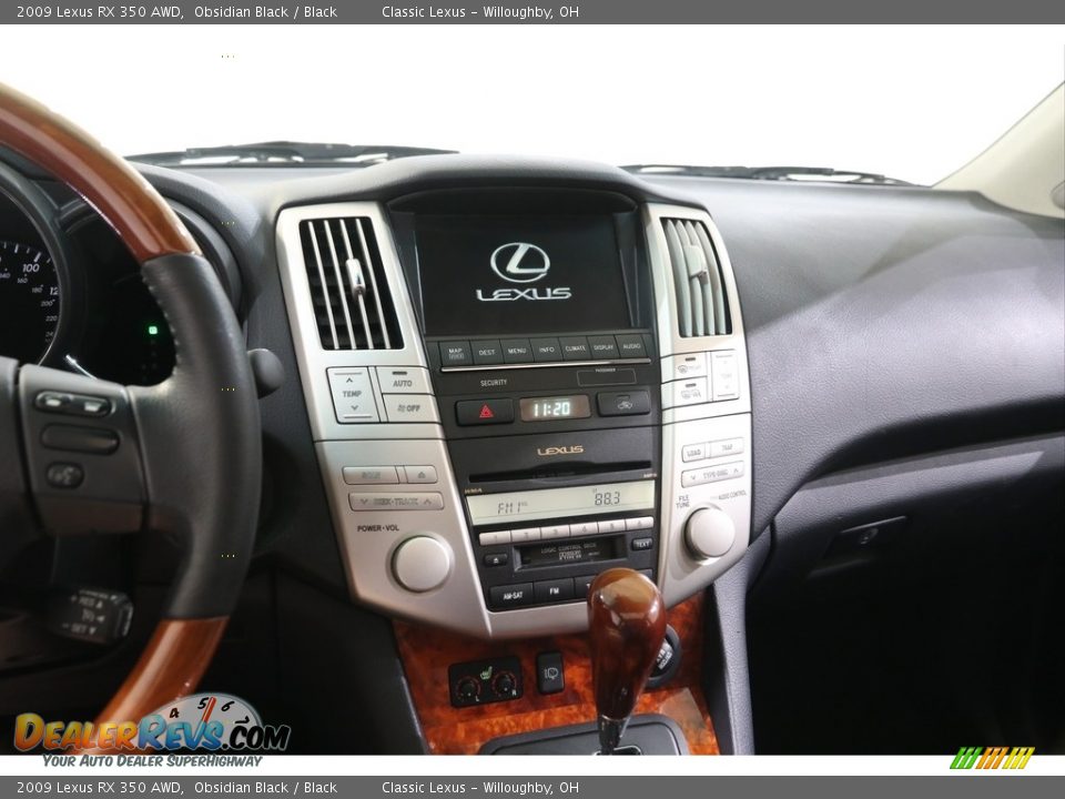 2009 Lexus RX 350 AWD Obsidian Black / Black Photo #9